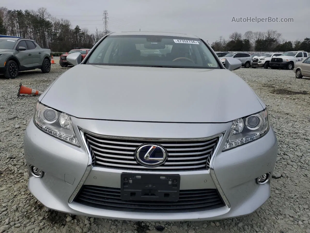 2015 Lexus Es 300h Silver vin: JTHBW1GG6F2087379