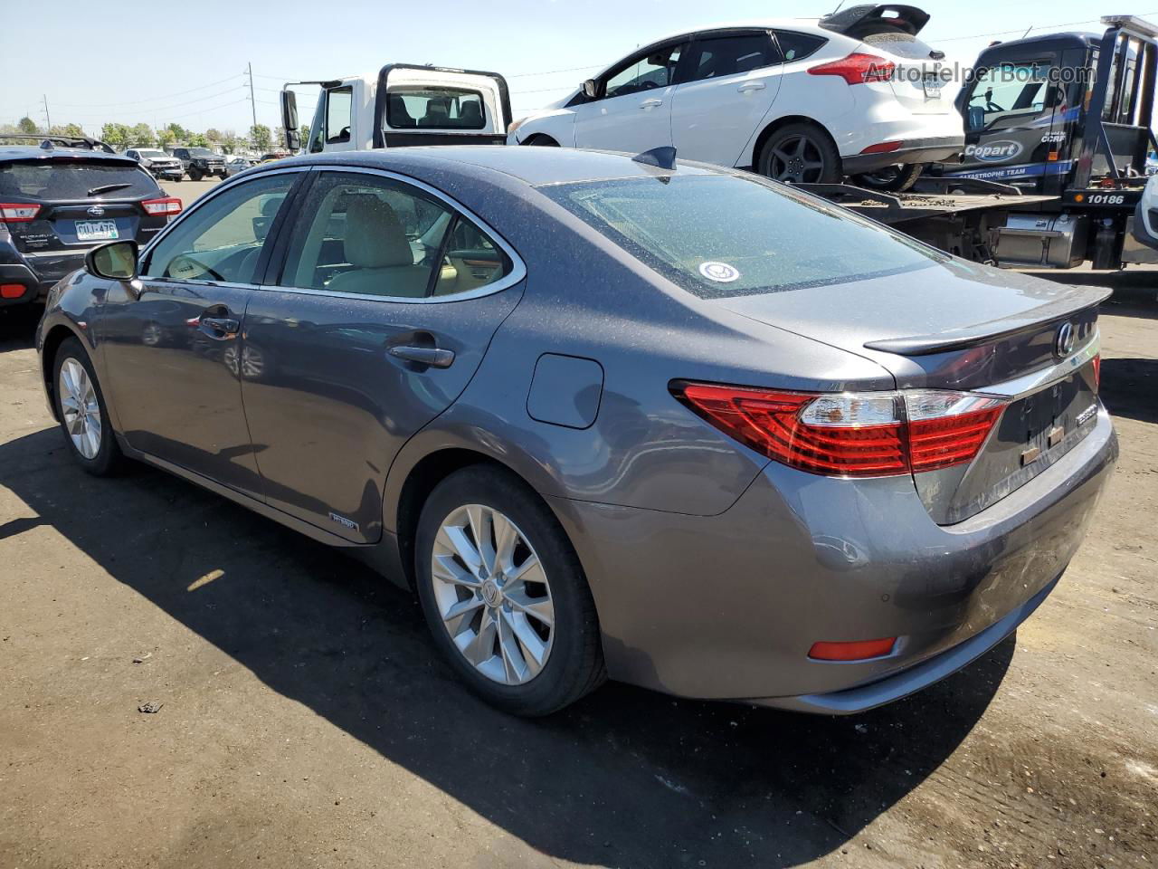 2015 Lexus Es 300h Gray vin: JTHBW1GG6F2095255