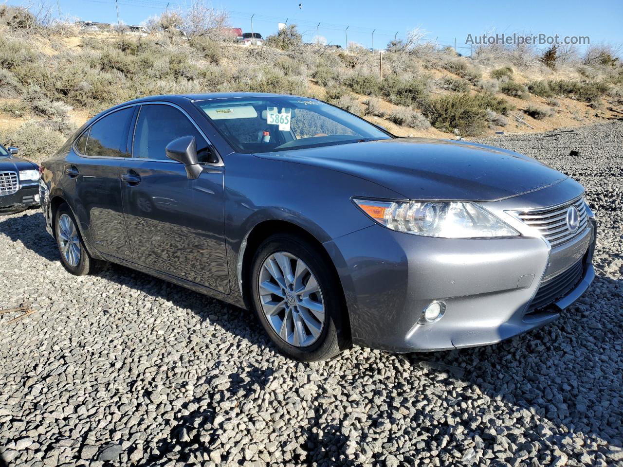 2015 Lexus Es 300h Gray vin: JTHBW1GG6F2097605