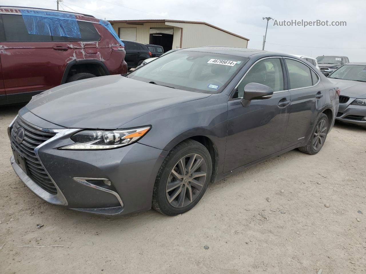 2016 Lexus Es 300h Gray vin: JTHBW1GG6G2122827