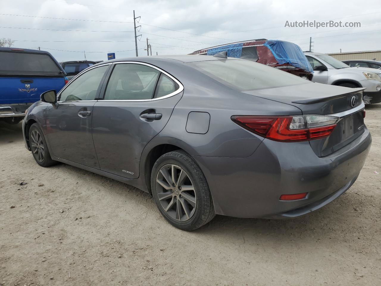 2016 Lexus Es 300h Gray vin: JTHBW1GG6G2122827