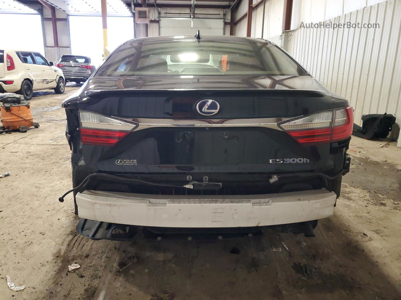 2018 Lexus Es 300h Black vin: JTHBW1GG6J2169542