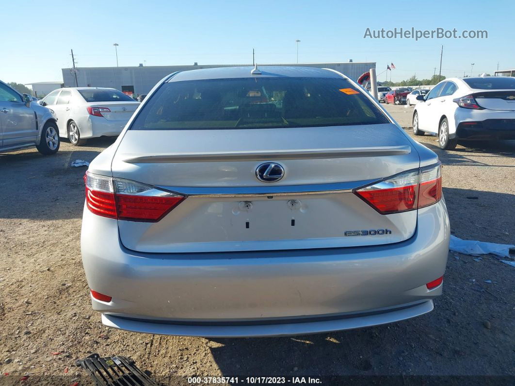 2013 Lexus Es 300h Hybrid Silver vin: JTHBW1GG7D2000831