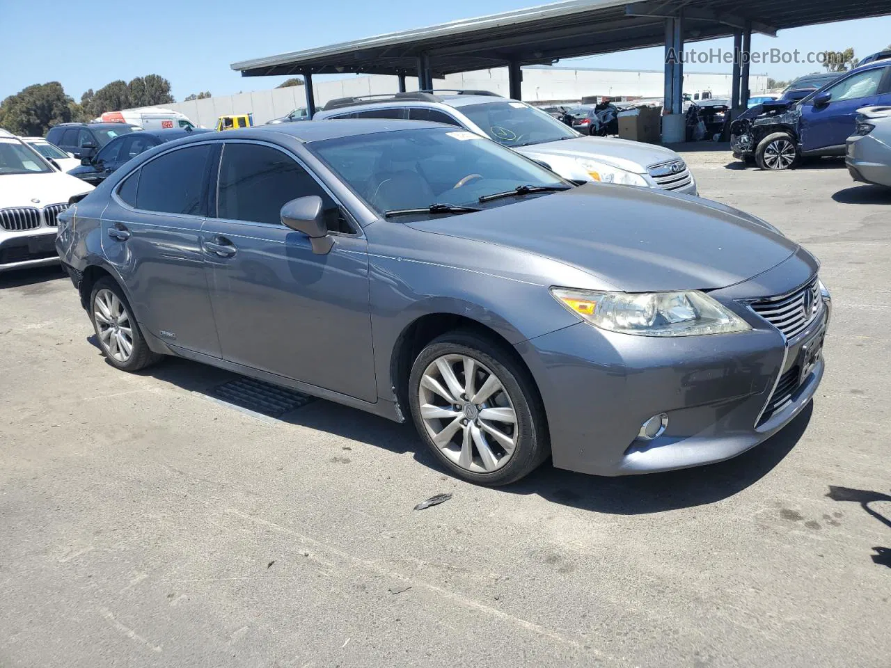 2013 Lexus Es 300h Gray vin: JTHBW1GG7D2002823