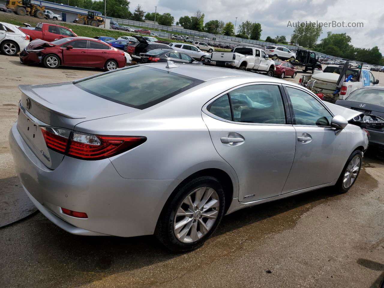 2013 Lexus Es 300h Silver vin: JTHBW1GG7D2012588