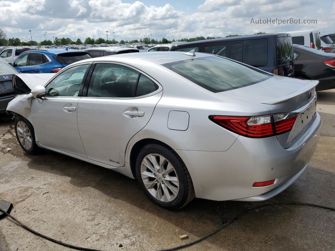 2013 Lexus Es 300h Silver vin: JTHBW1GG7D2012588