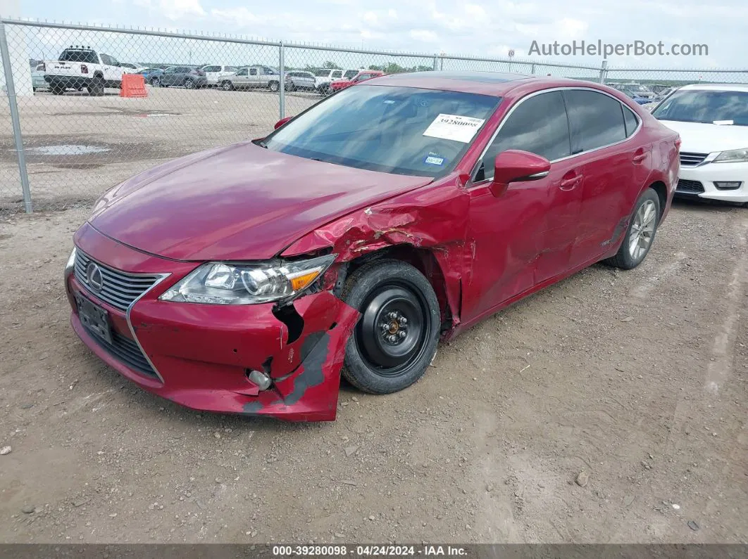 2013 Lexus Es 300h   Red vin: JTHBW1GG7D2023638