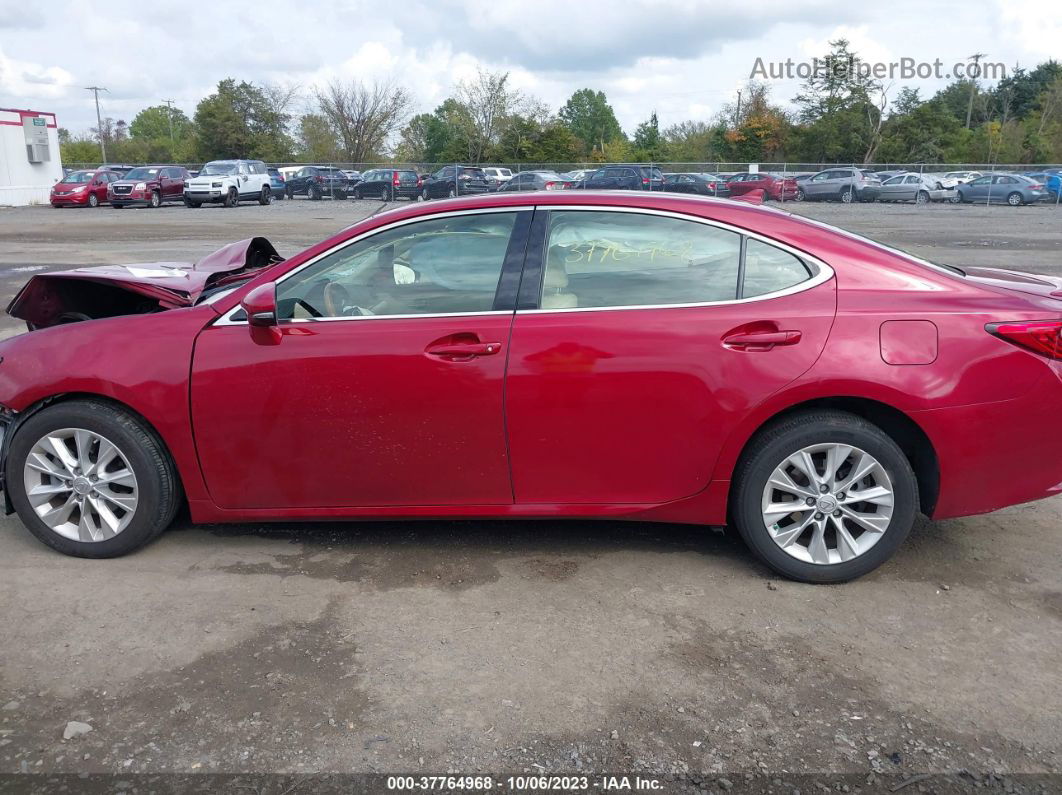 2013 Lexus Es 300h Hybrid Red vin: JTHBW1GG7D2024479