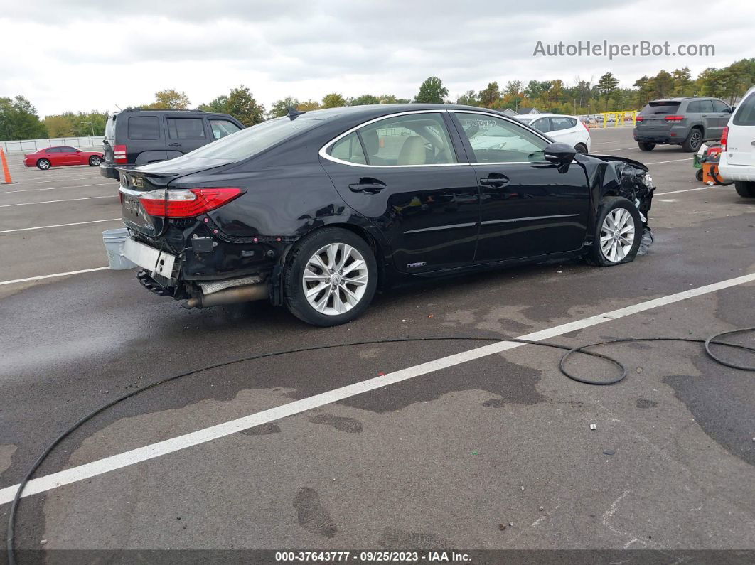 2013 Lexus Es 300h Hybrid Black vin: JTHBW1GG7D2030430