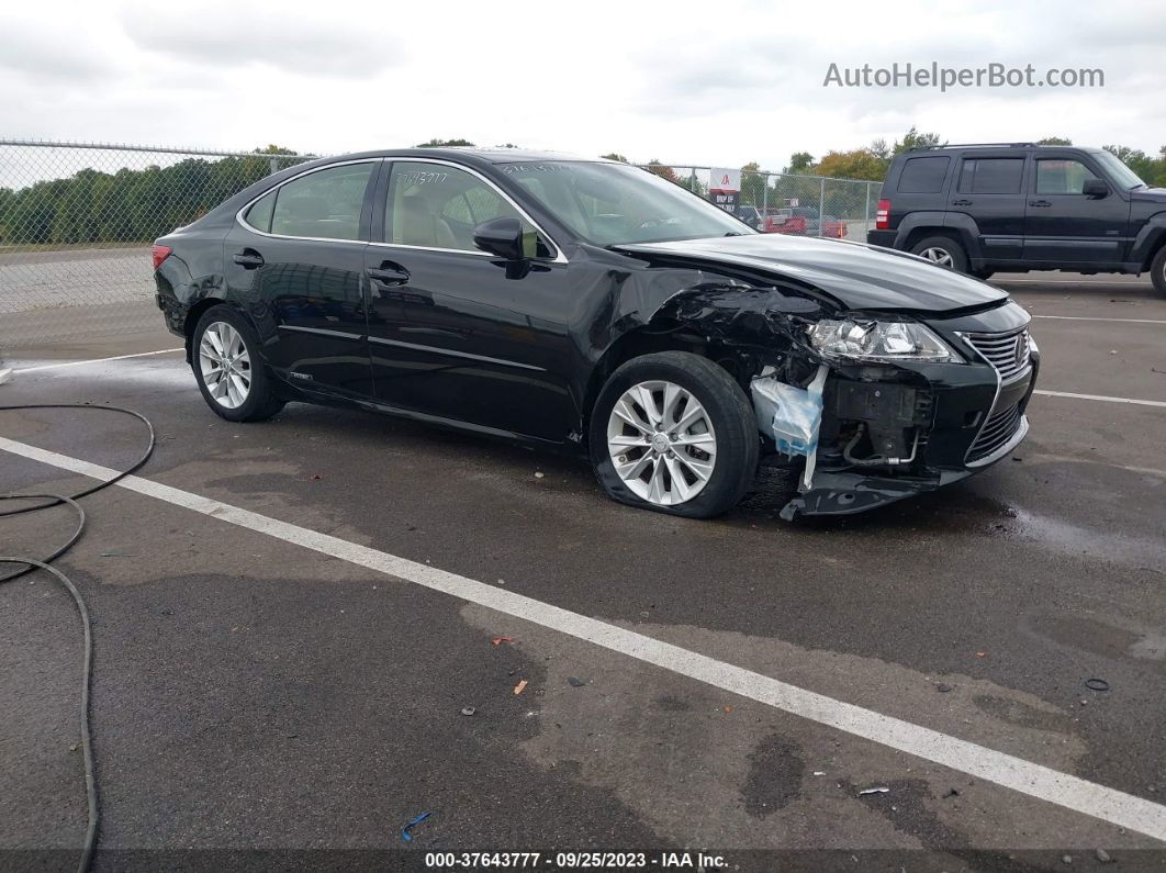 2013 Lexus Es 300h Hybrid Black vin: JTHBW1GG7D2030430