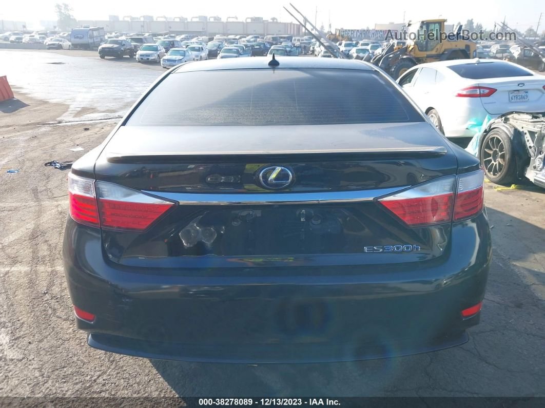 2013 Lexus Es 300h Hybrid Black vin: JTHBW1GG7D2030492