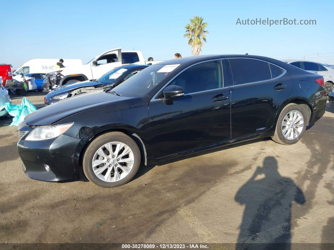 2013 Lexus Es 300h Hybrid Black vin: JTHBW1GG7D2030492