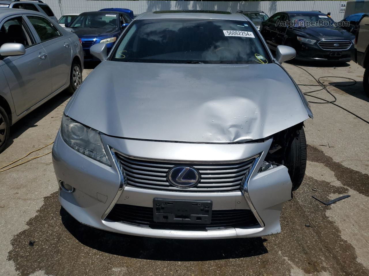 2013 Lexus Es 300h Silver vin: JTHBW1GG7D2032341