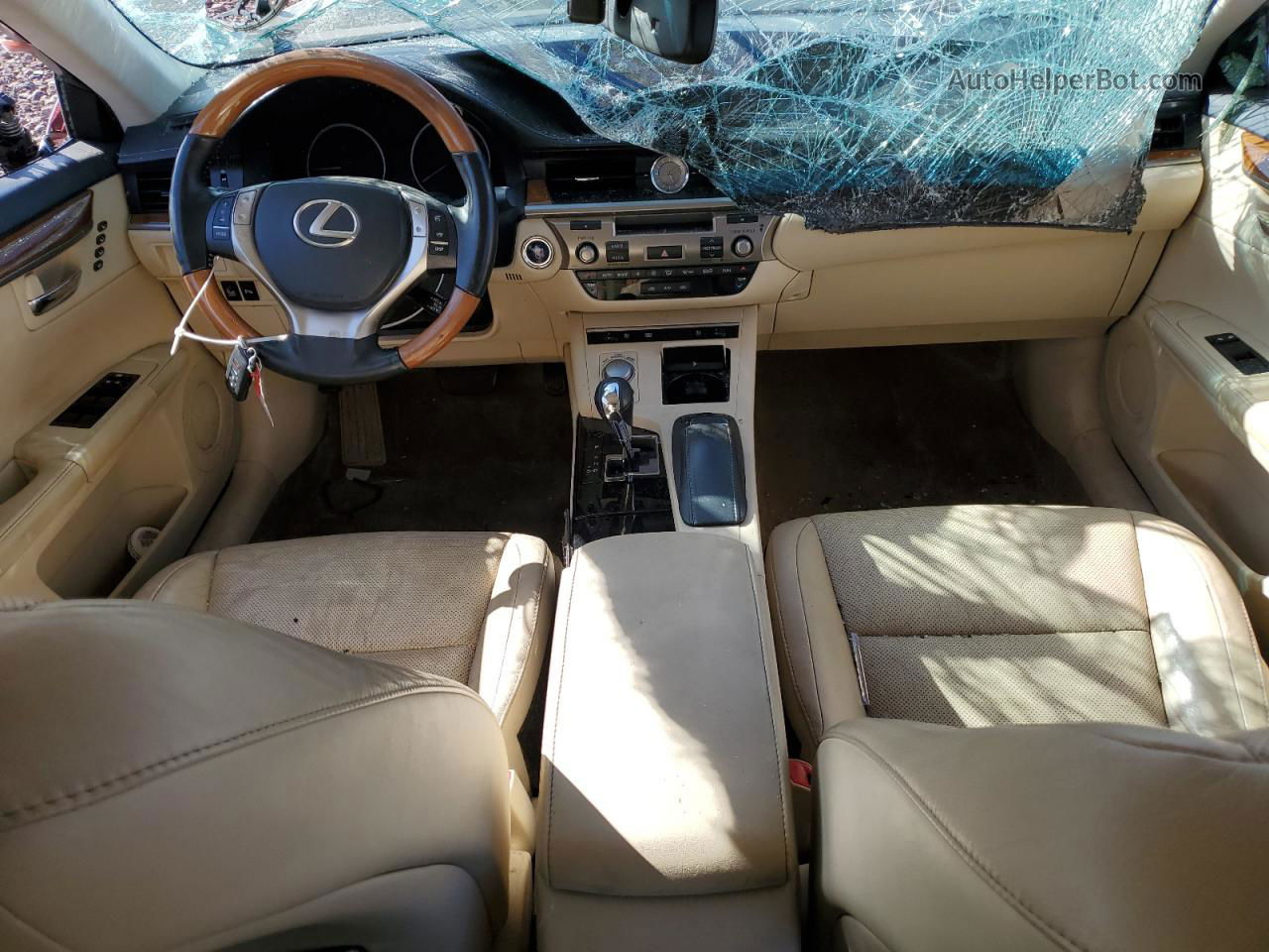 2013 Lexus Es 300h Красный vin: JTHBW1GG7D2038866