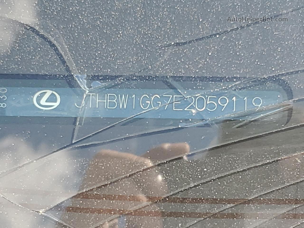 2014 Lexus Es 300h Серебряный vin: JTHBW1GG7E2059119