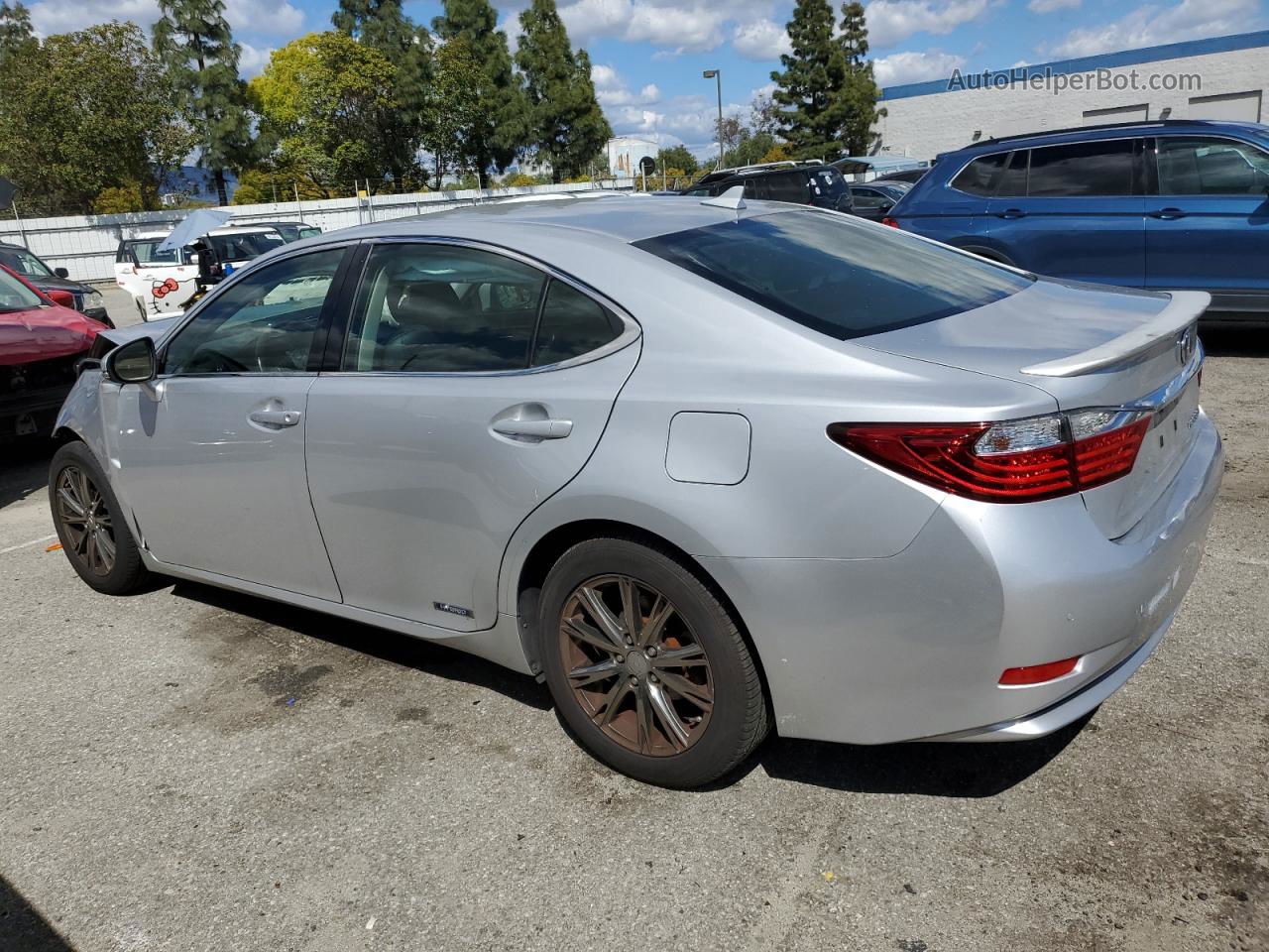 2014 Lexus Es 300h Silver vin: JTHBW1GG7E2059119