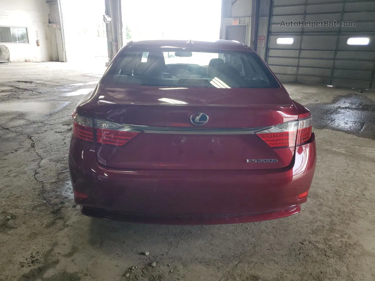 2014 Lexus Es 300h Maroon vin: JTHBW1GG7E2059329