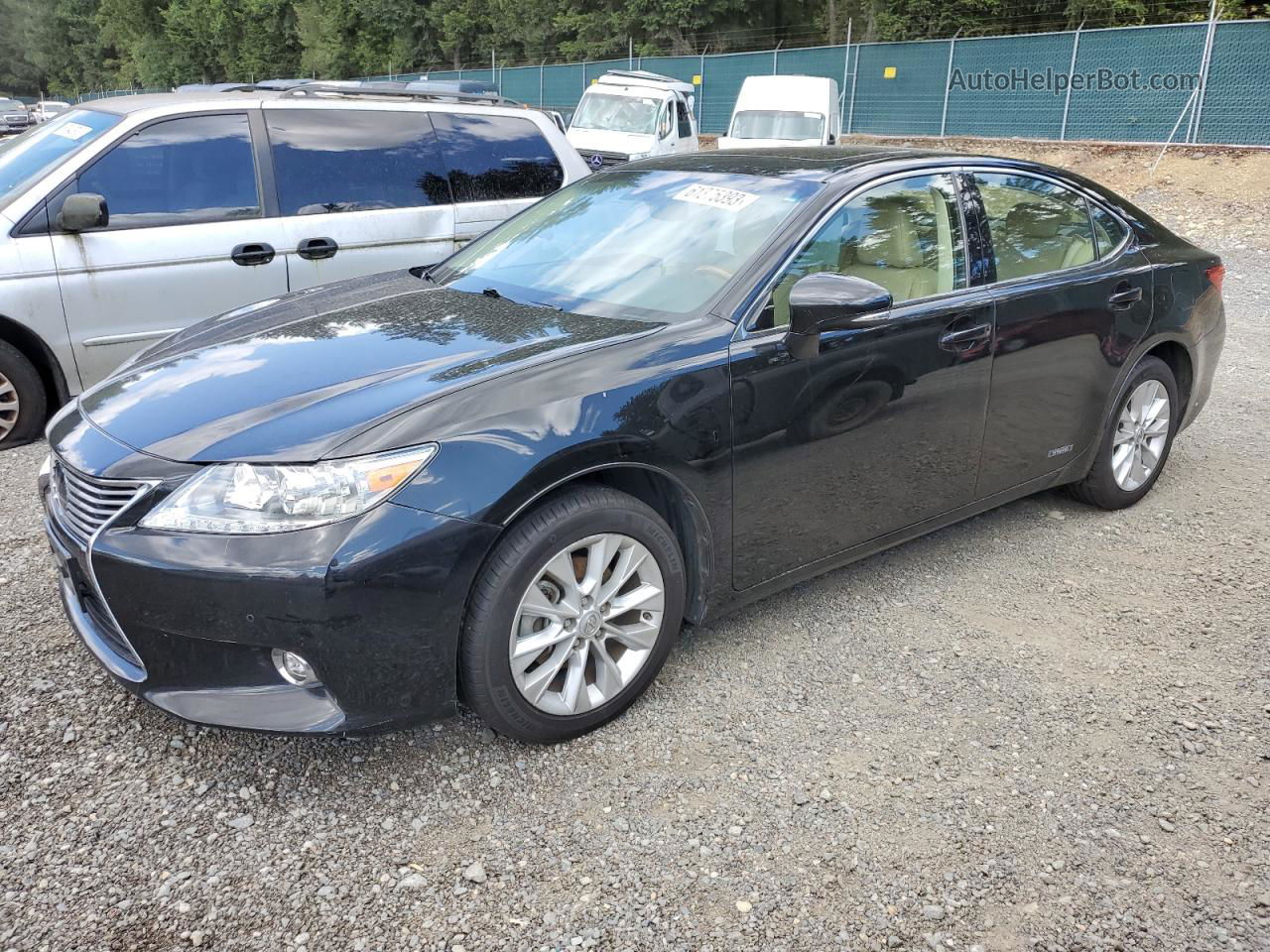 2014 Lexus Es 300h Black vin: JTHBW1GG7E2067009