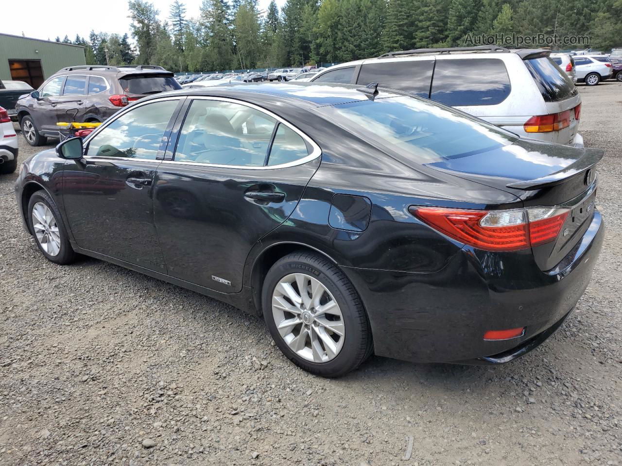 2014 Lexus Es 300h Black vin: JTHBW1GG7E2067009