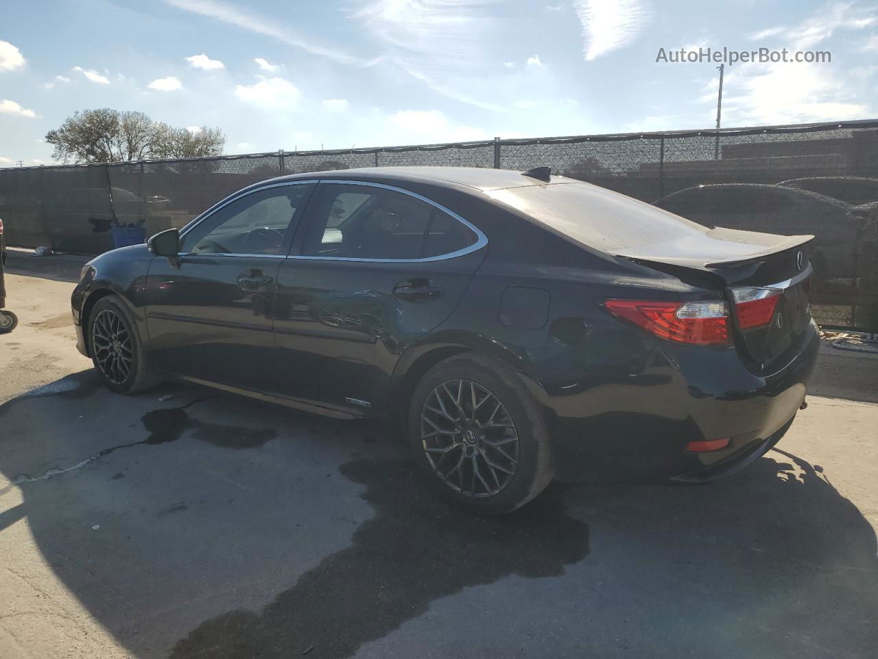 2015 Lexus Es 300h Black vin: JTHBW1GG7F2079047