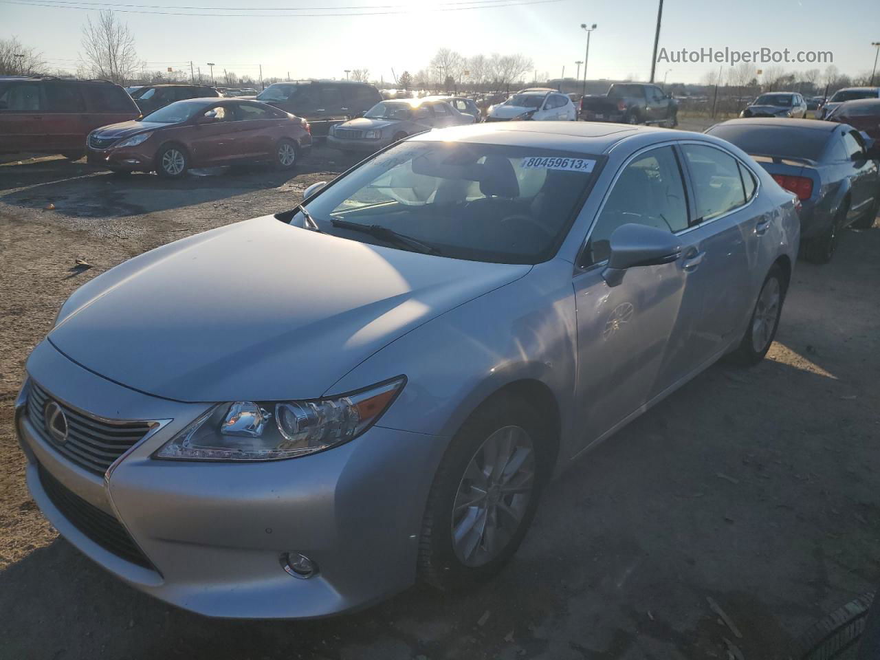 2015 Lexus Es 300h Silver vin: JTHBW1GG7F2086189