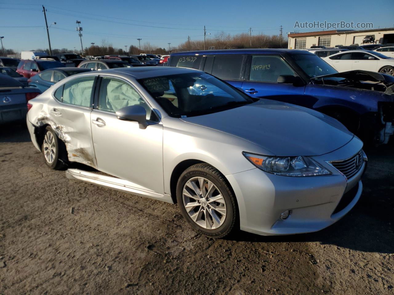 2015 Lexus Es 300h Silver vin: JTHBW1GG7F2086189