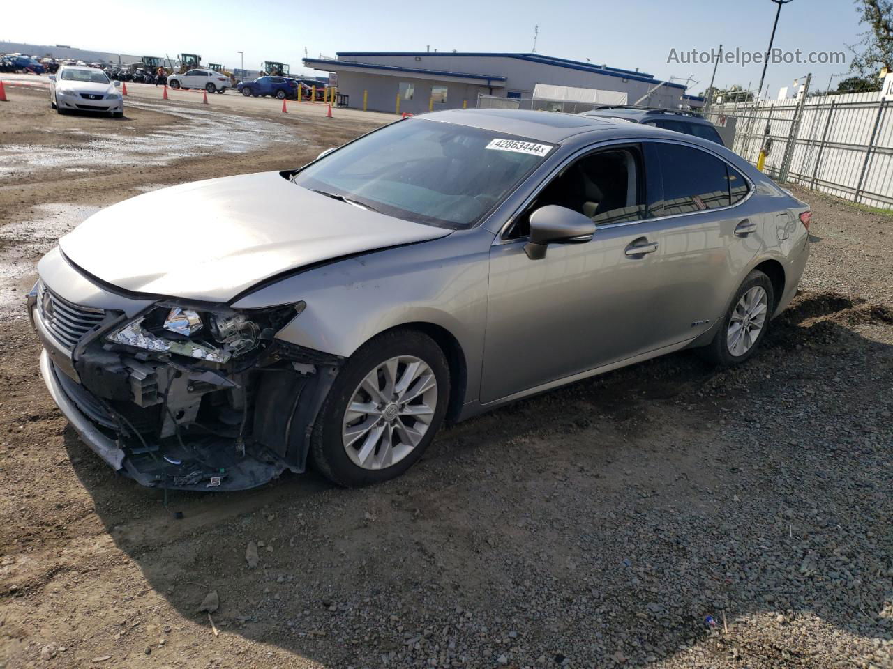 2015 Lexus Es 300h Gray vin: JTHBW1GG7F2087486