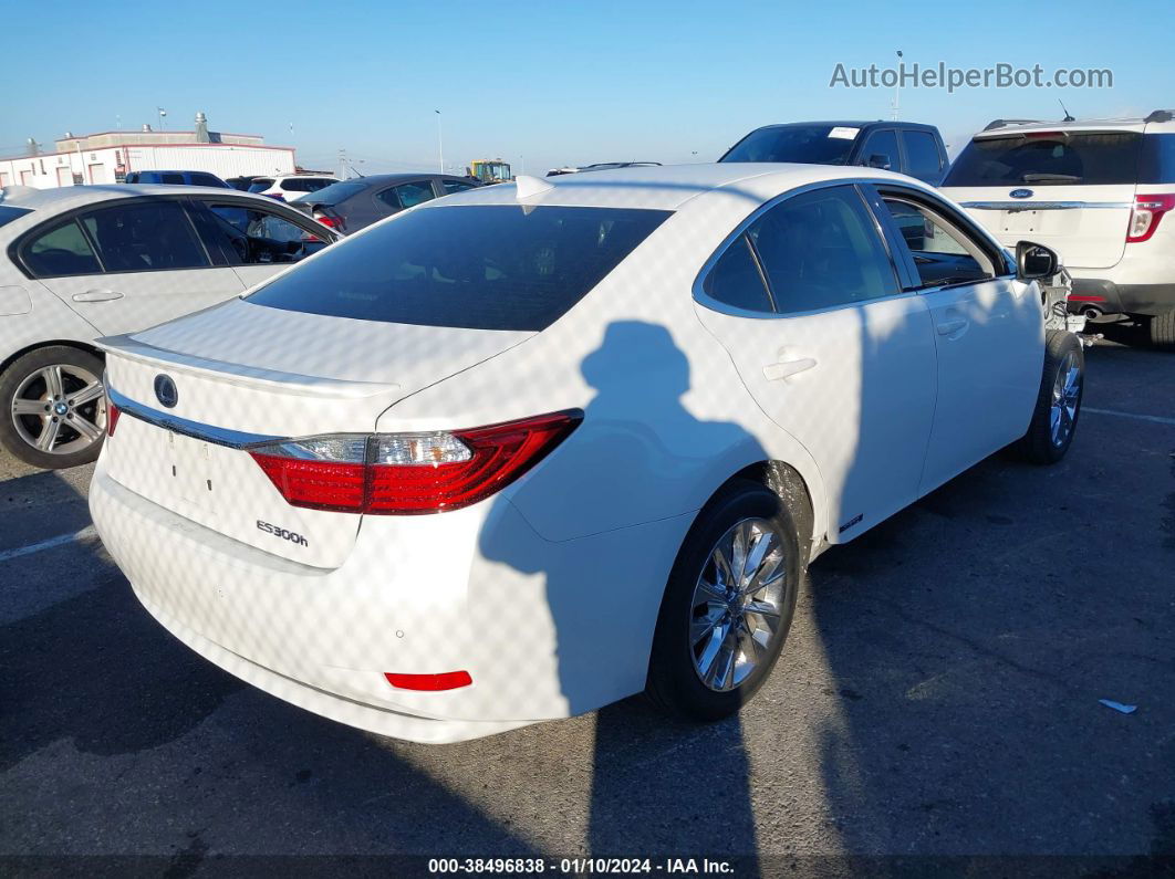 2015 Lexus Es 300h   Белый vin: JTHBW1GG7F2090002