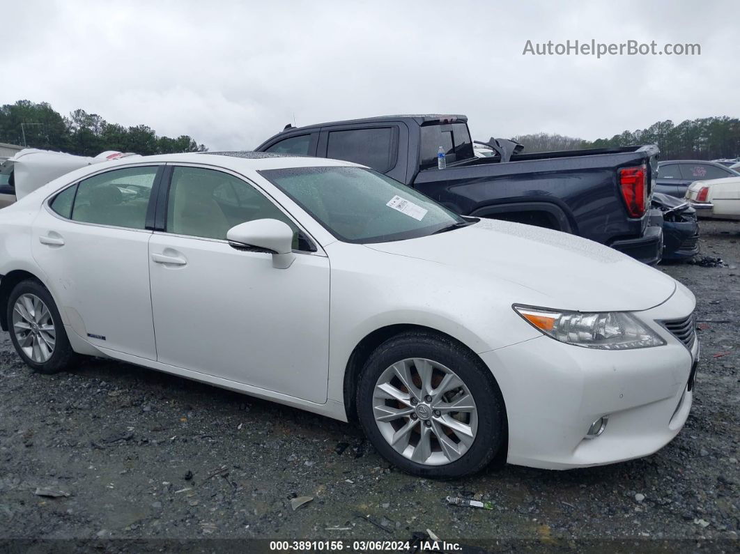 2015 Lexus Es 300h   White vin: JTHBW1GG7F2095782