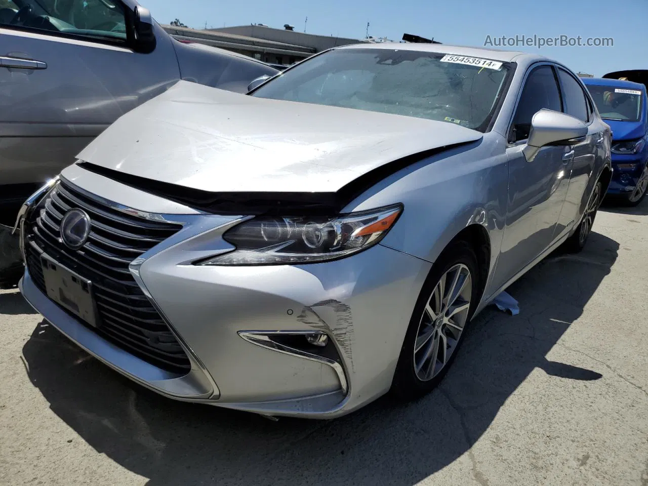 2016 Lexus Es 300h Silver vin: JTHBW1GG7G2110847