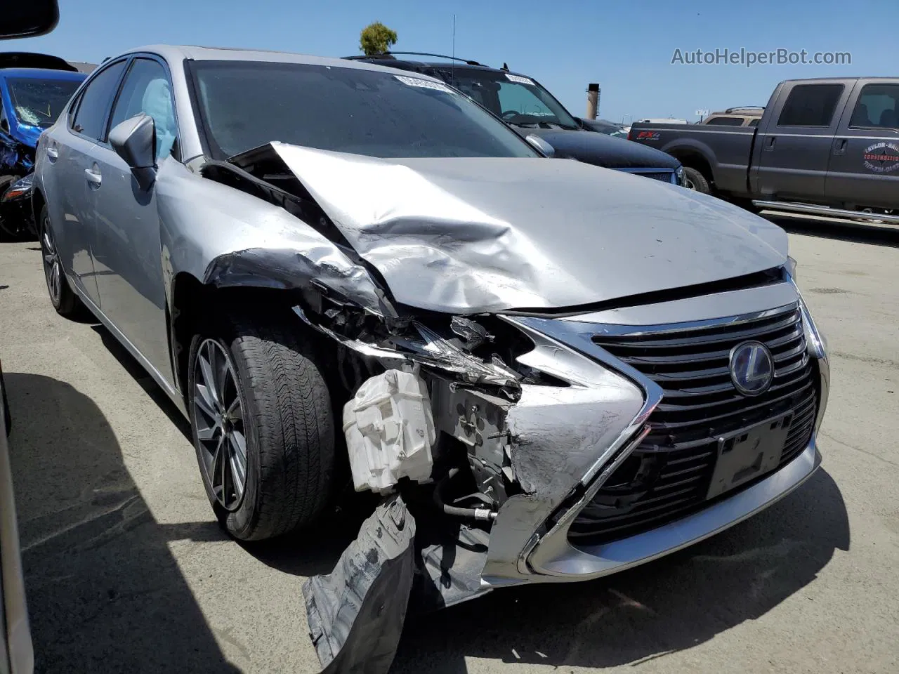 2016 Lexus Es 300h Silver vin: JTHBW1GG7G2110847