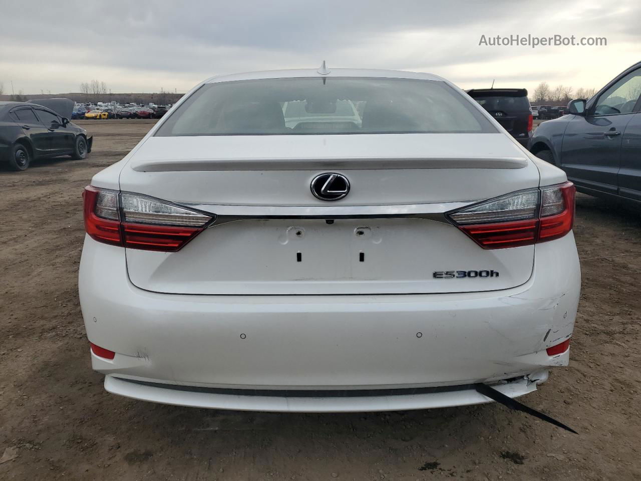 2017 Lexus Es 300h White vin: JTHBW1GG7H2145048