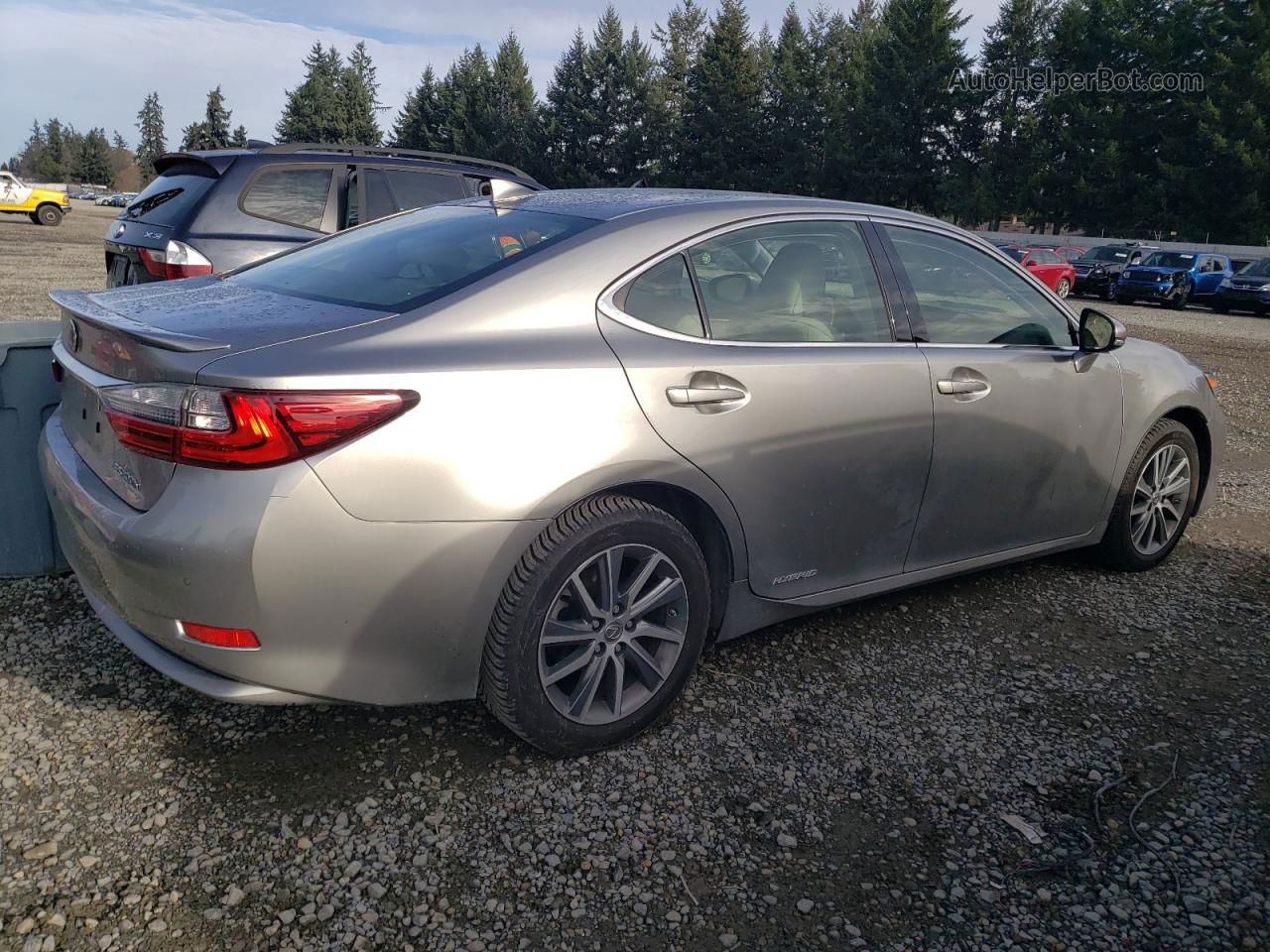 2017 Lexus Es 300h Серебряный vin: JTHBW1GG7H2152551