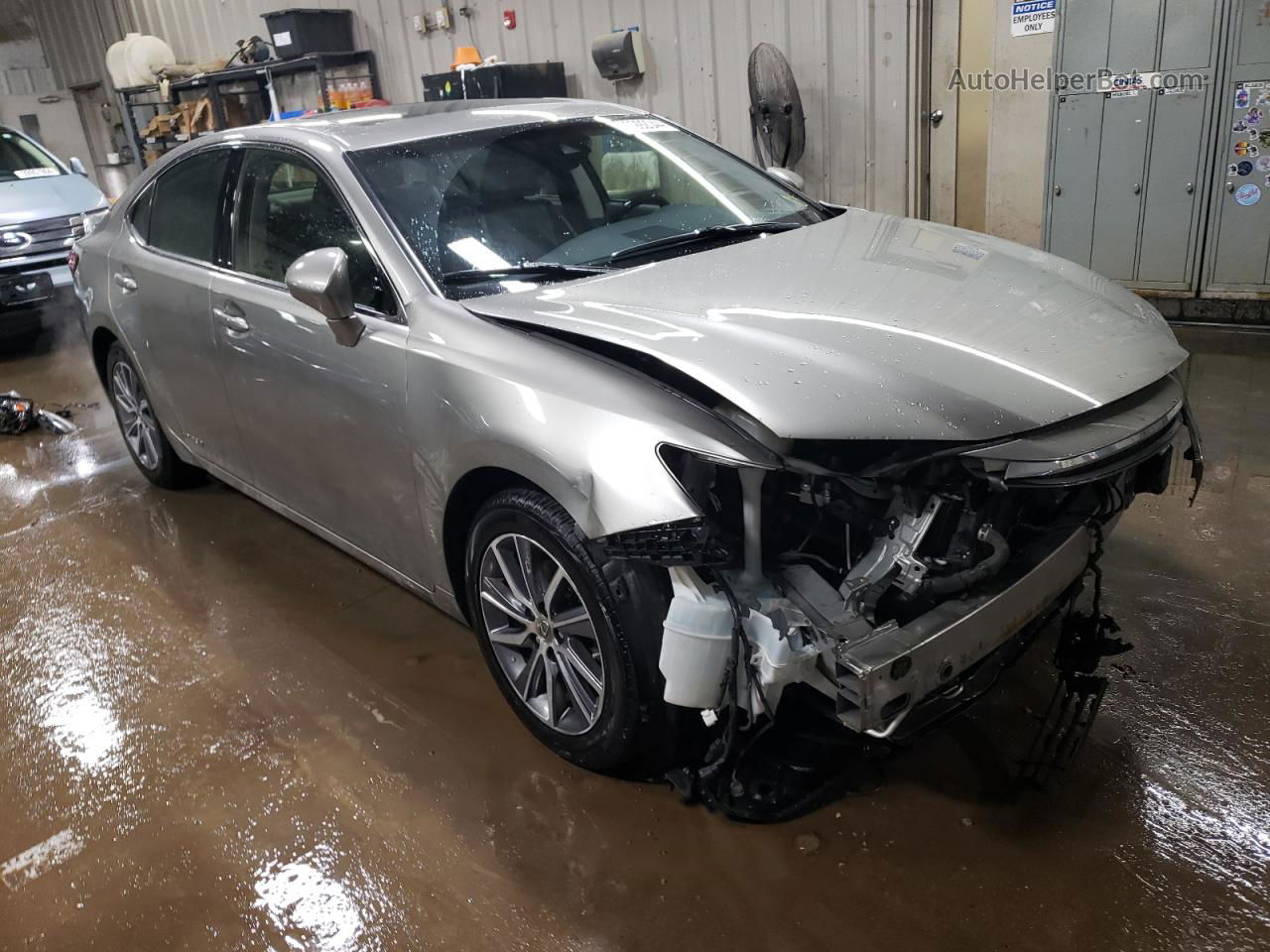 2018 Lexus Es 300h Серый vin: JTHBW1GG7J2167590