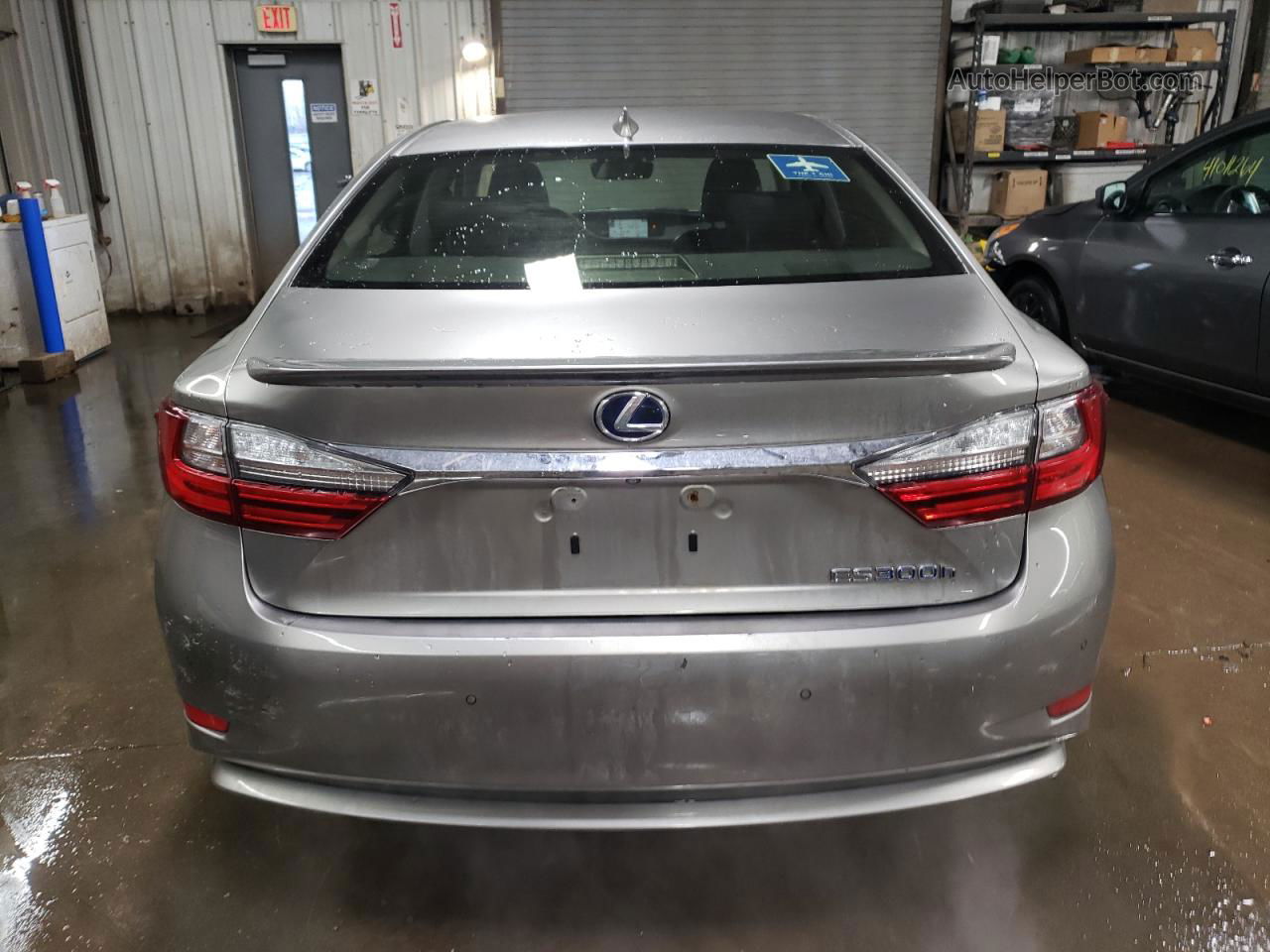 2018 Lexus Es 300h Серый vin: JTHBW1GG7J2167590