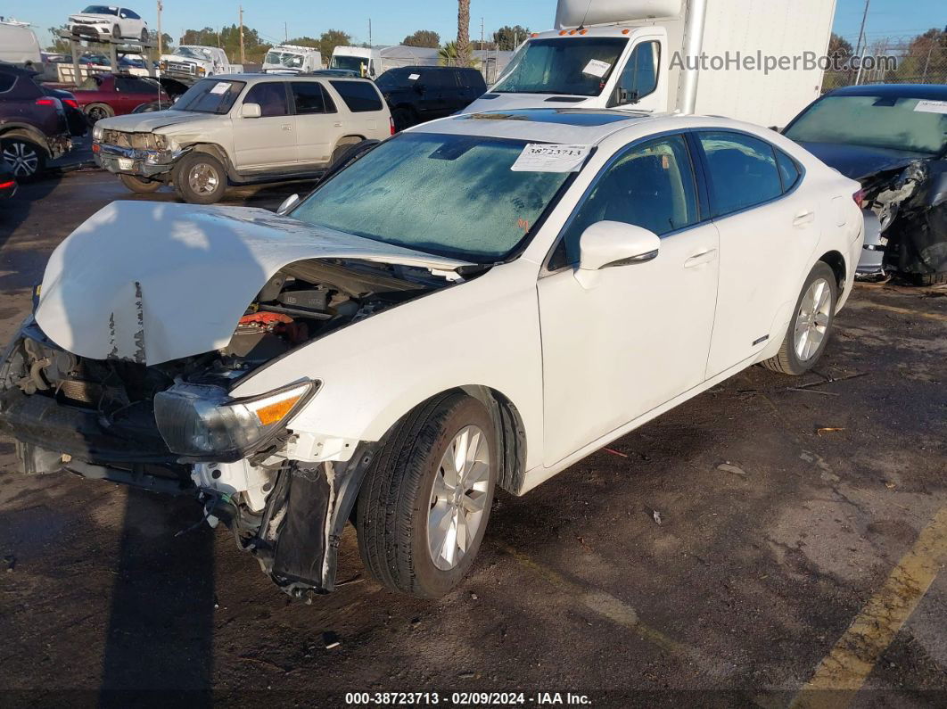 2013 Lexus Es 300h White vin: JTHBW1GG8D2008985