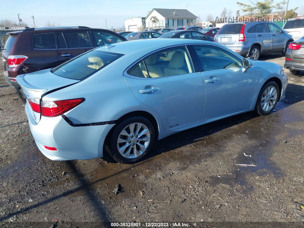 2013 Lexus Es 300h   Light Blue vin: JTHBW1GG8D2009599