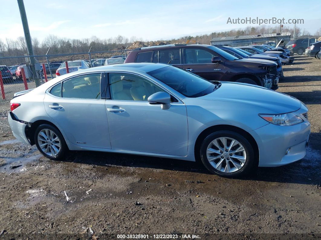 2013 Lexus Es 300h   Light Blue vin: JTHBW1GG8D2009599