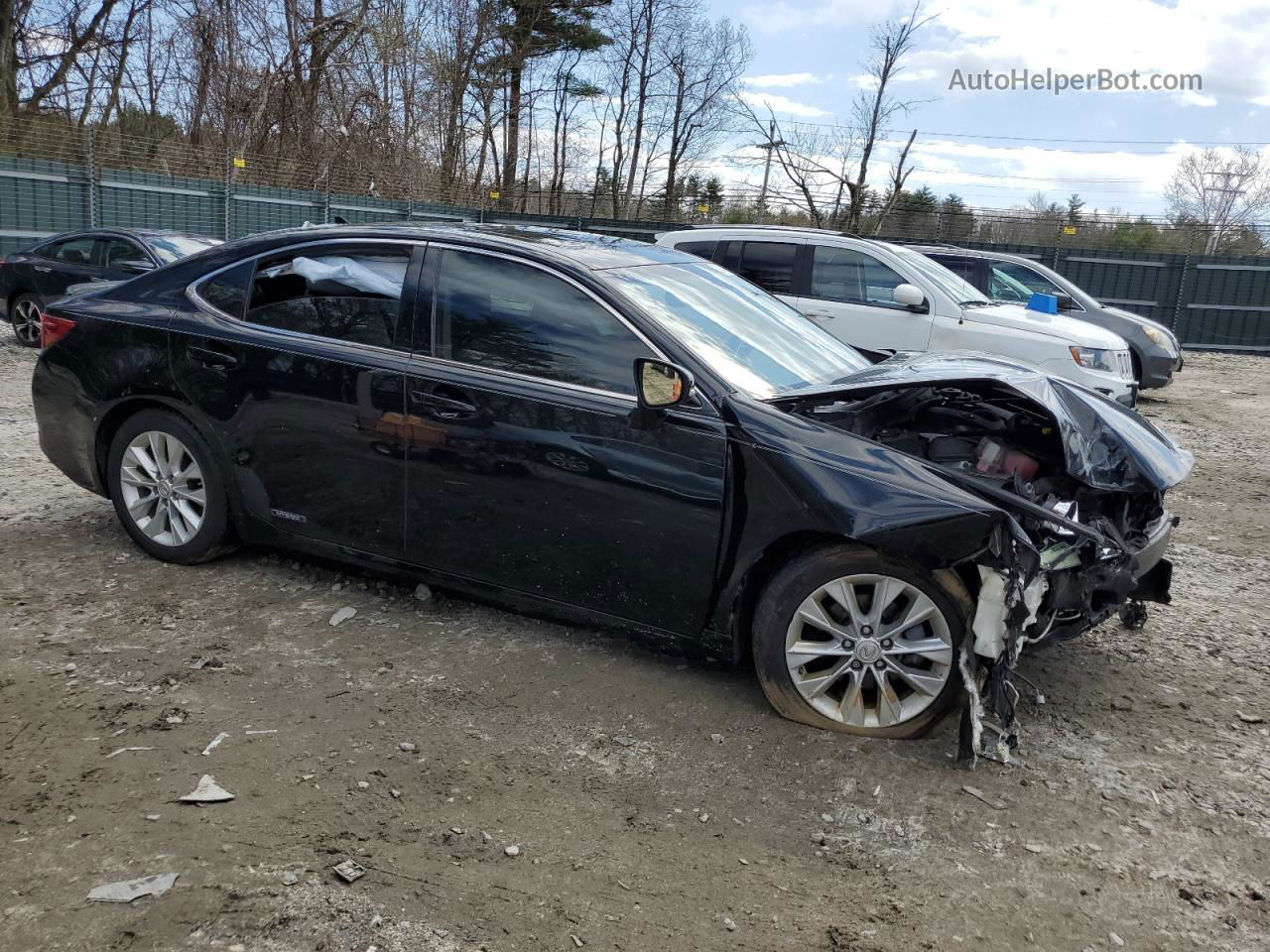 2013 Lexus Es 300h Black vin: JTHBW1GG8D2027018