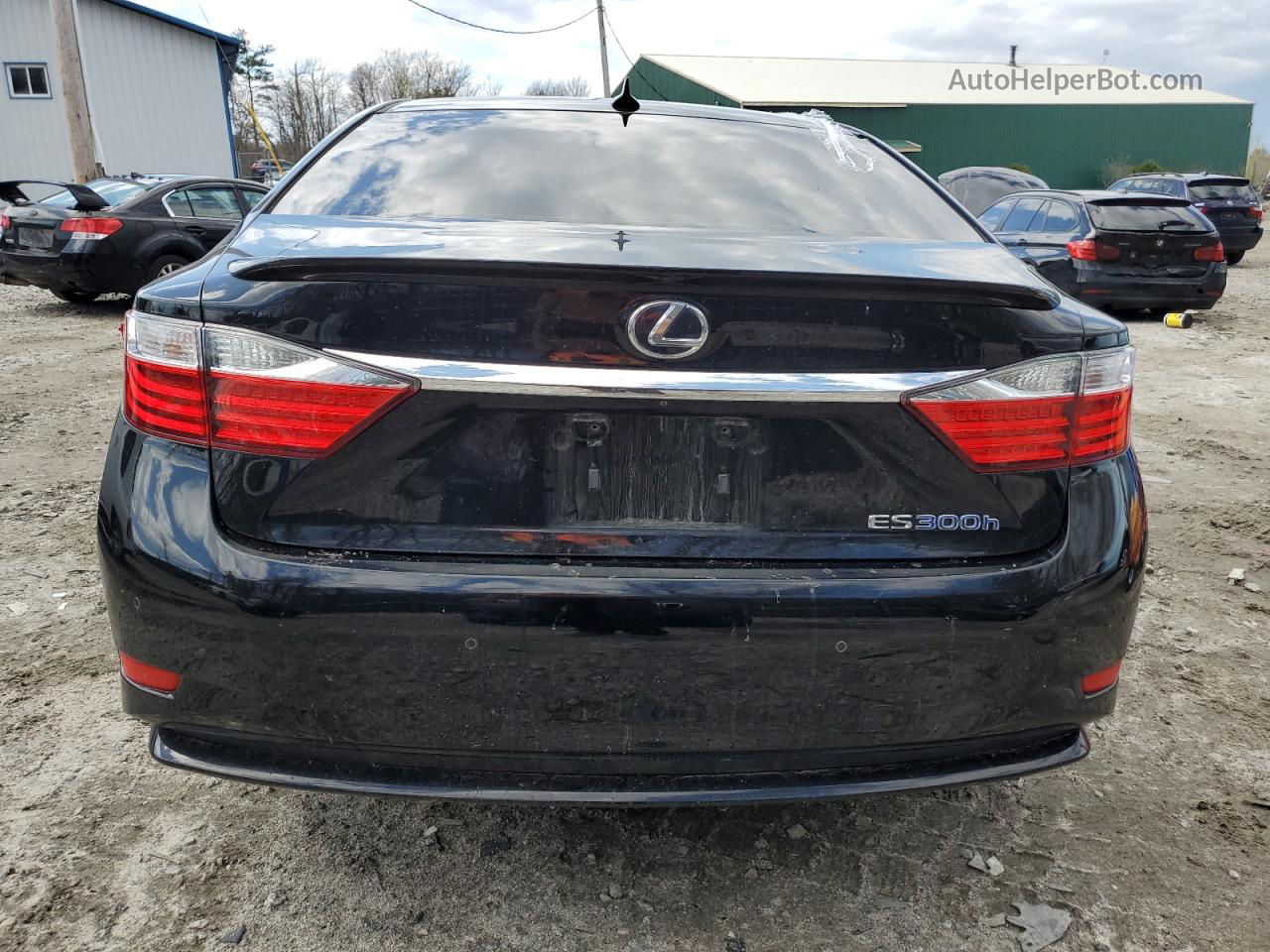 2013 Lexus Es 300h Черный vin: JTHBW1GG8D2027018