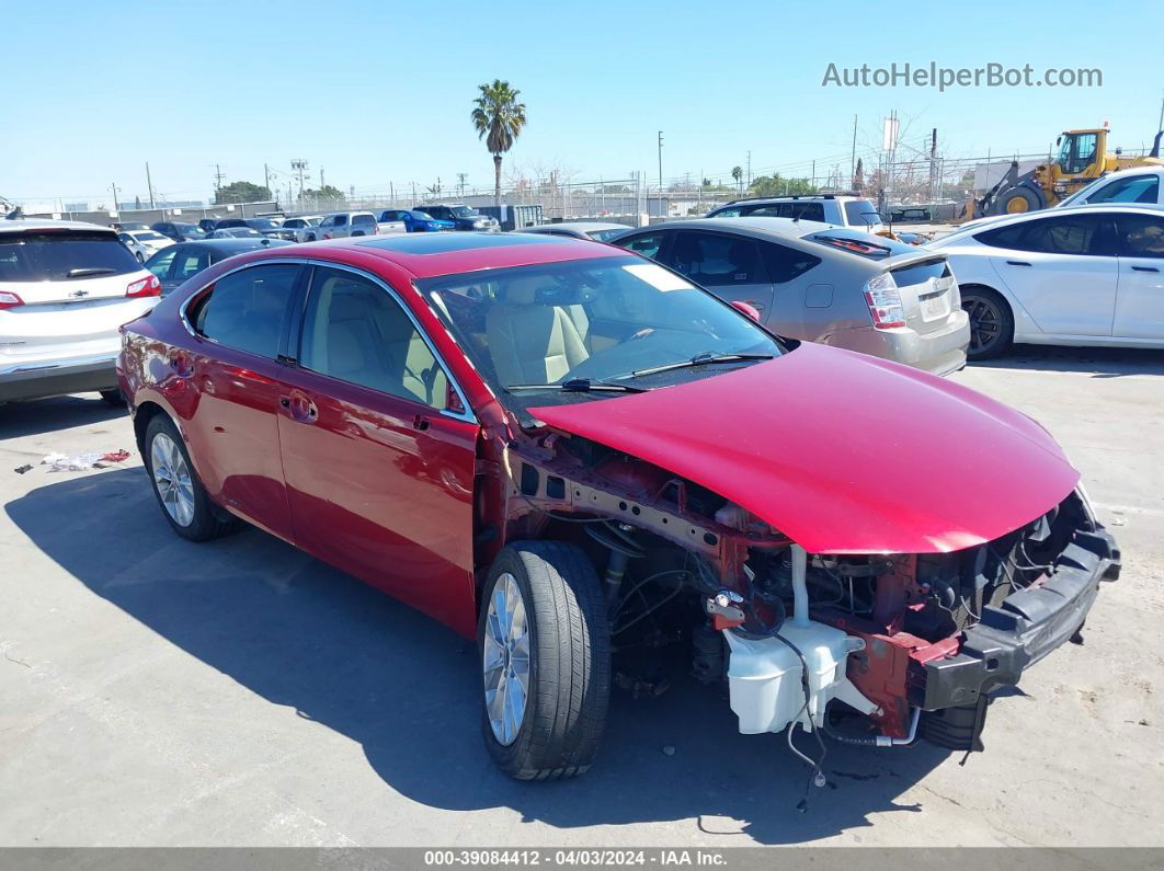 2013 Lexus Es 300h   Red vin: JTHBW1GG8D2035989