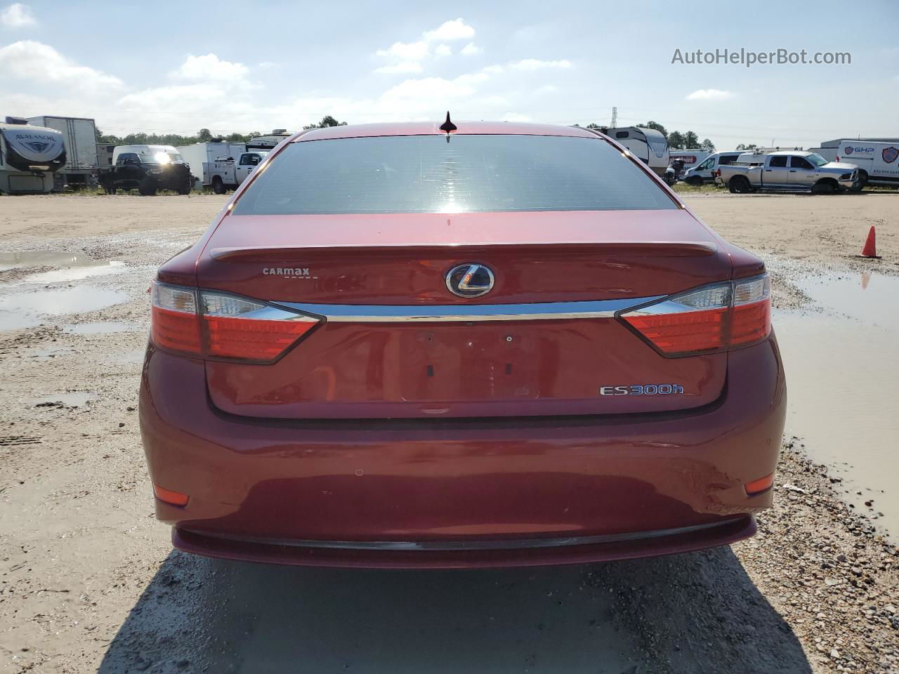 2014 Lexus Es 300h Red vin: JTHBW1GG8E2052437