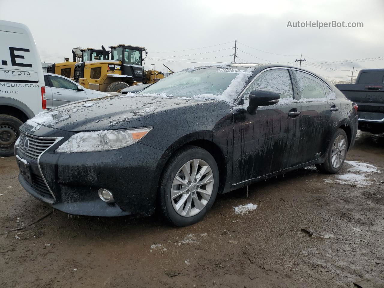 2014 Lexus Es 300h Black vin: JTHBW1GG8E2061218