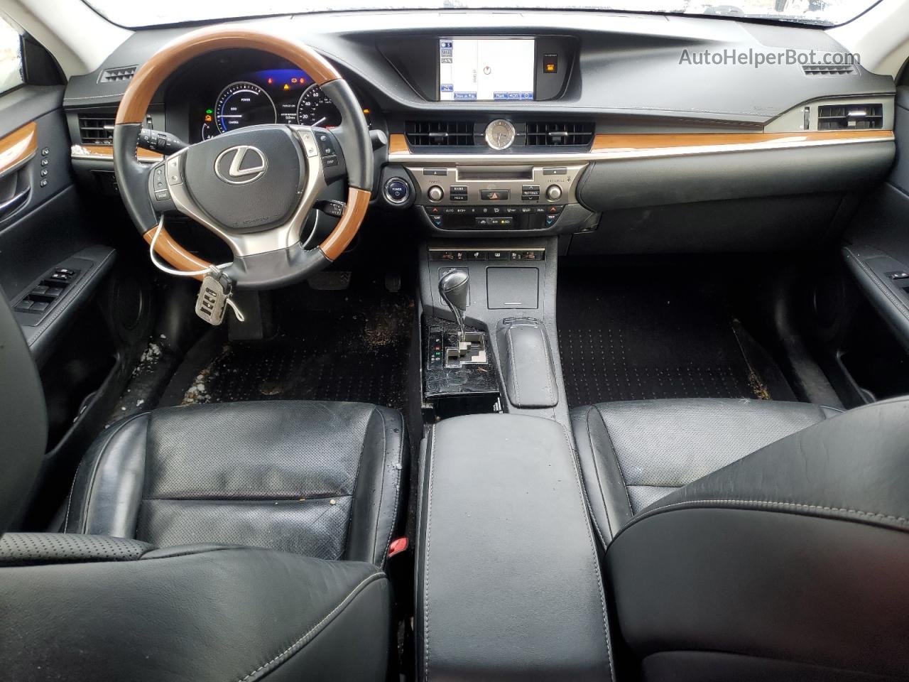 2014 Lexus Es 300h Черный vin: JTHBW1GG8E2061218