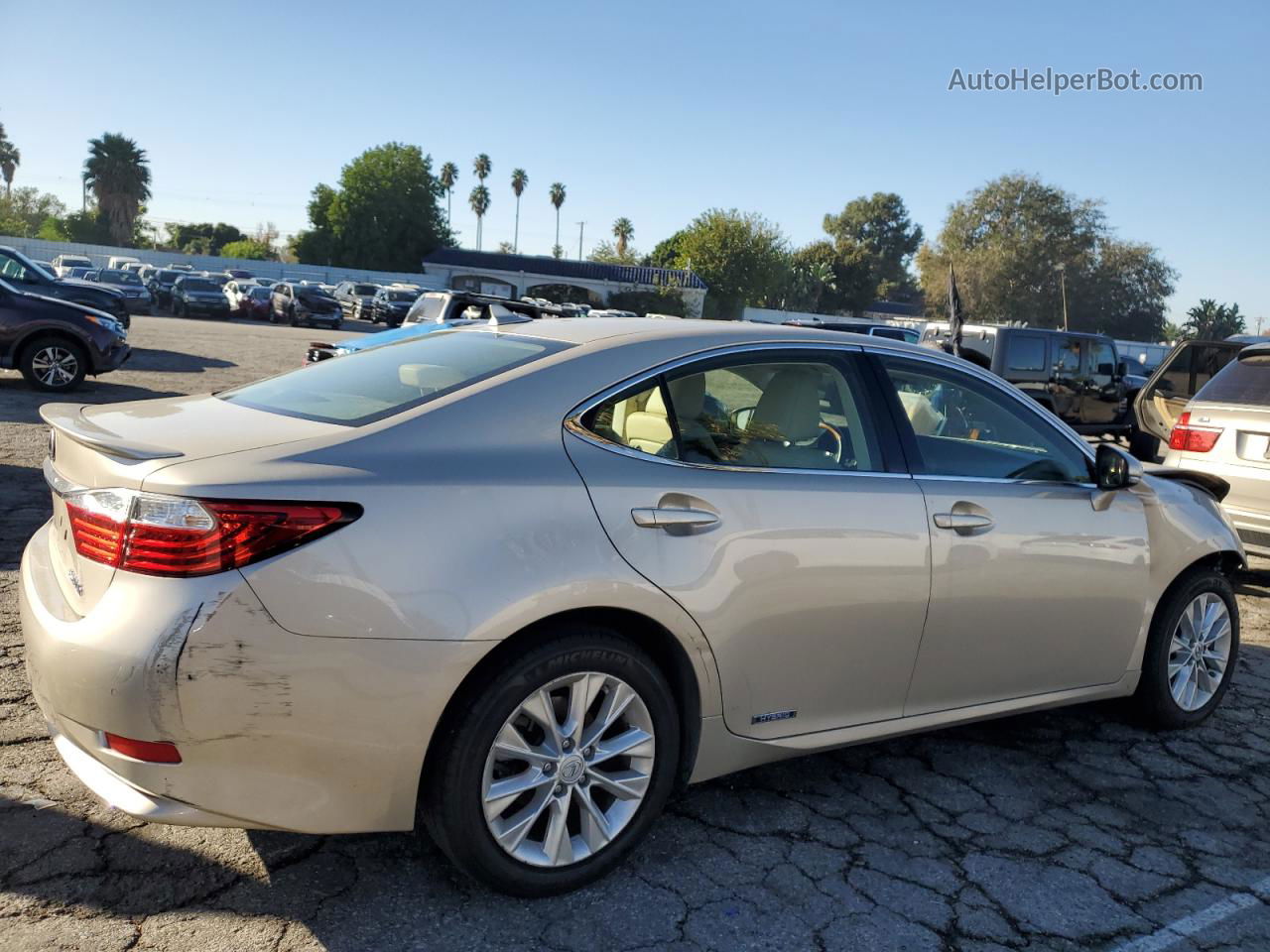 2014 Lexus Es 300h Gold vin: JTHBW1GG8E2061784