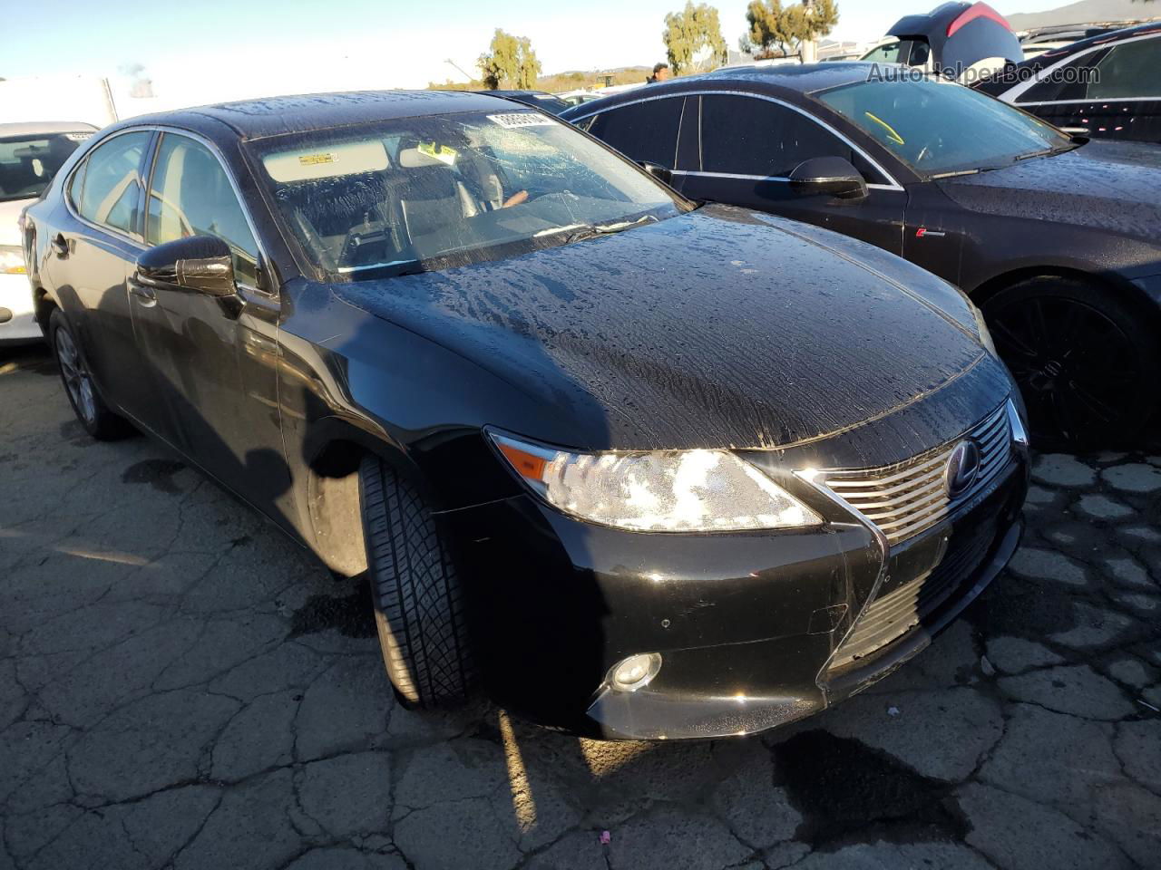 2015 Lexus Es 300h Black vin: JTHBW1GG8F2083141