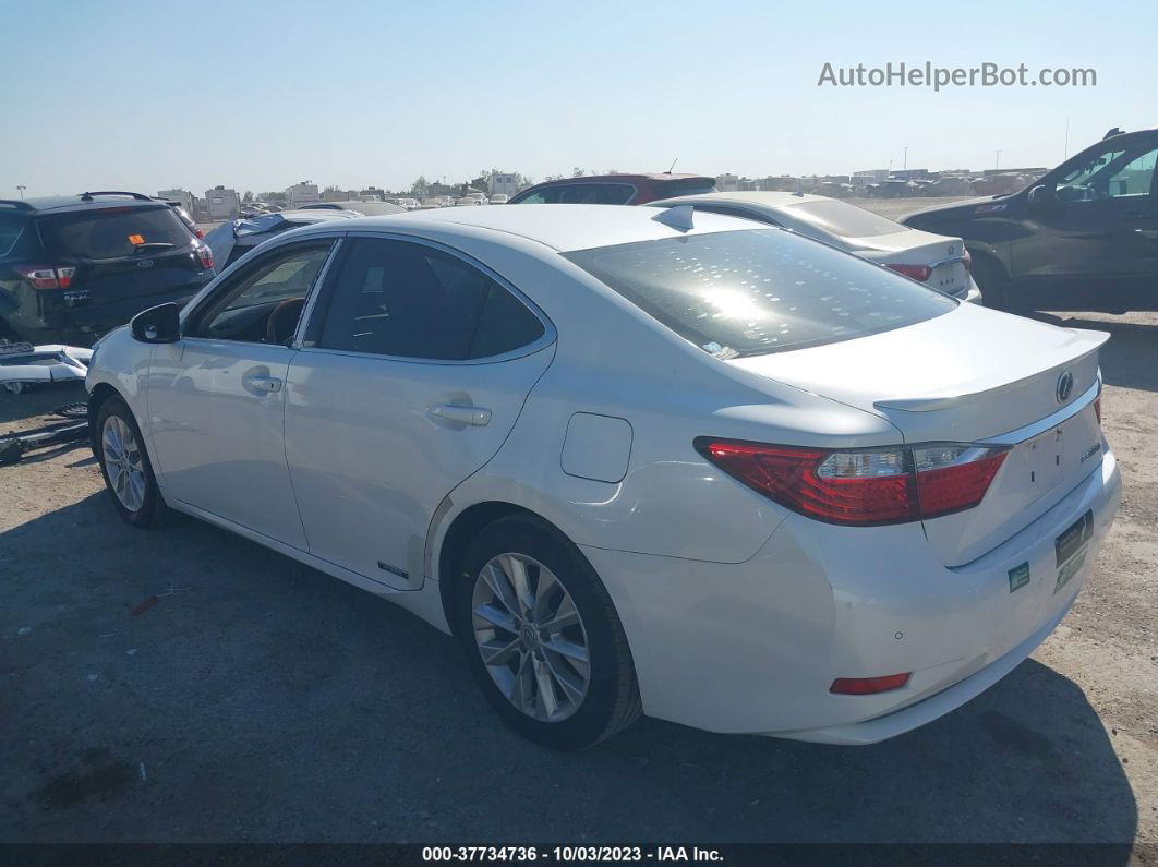 2015 Lexus Es 300h Hybrid Белый vin: JTHBW1GG8F2084029