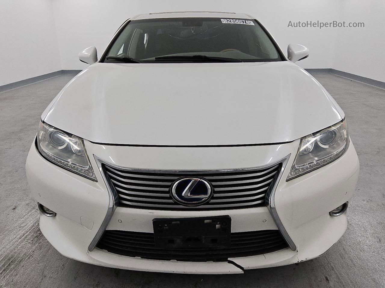 2015 Lexus Es 300h White vin: JTHBW1GG8F2090154