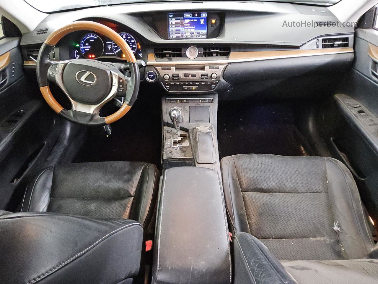 2015 Lexus Es 300h White vin: JTHBW1GG8F2090154