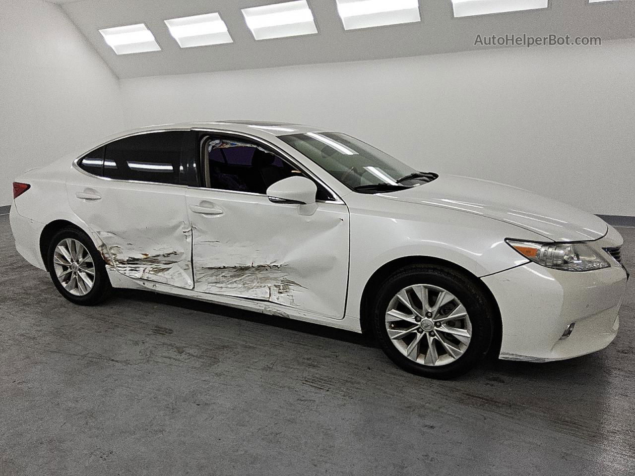 2015 Lexus Es 300h White vin: JTHBW1GG8F2090154